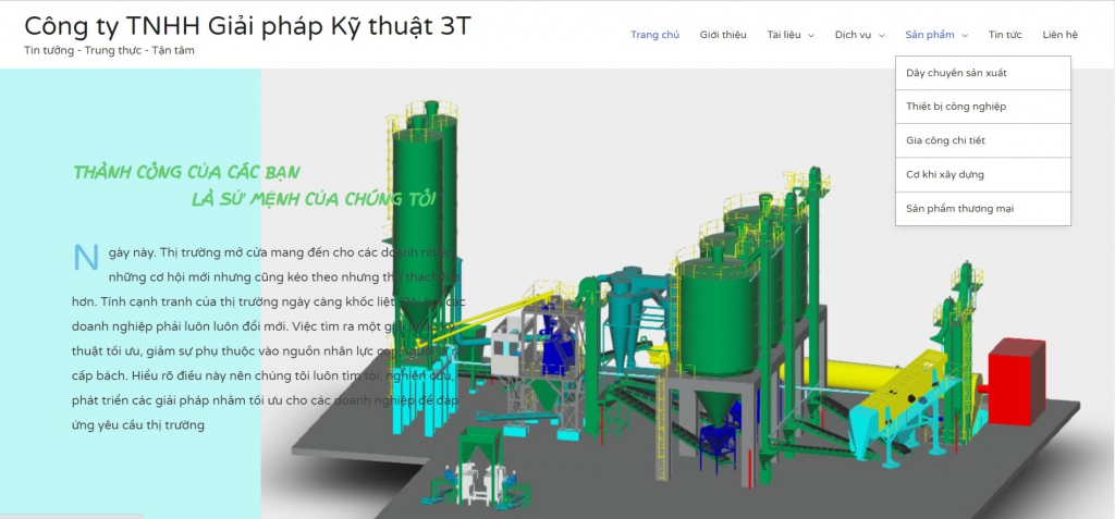 Xây lắp dây chuyền sản xuất phân bón